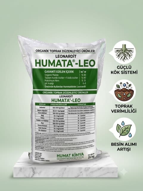 Humata Leo Leonardite Humik Asit Organik Gübre 25 kg