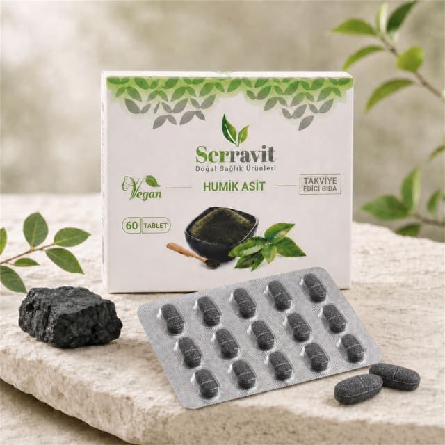 Serravit Humik Asit Gıda Takviyesi Tablet 700 mg 60 Adet